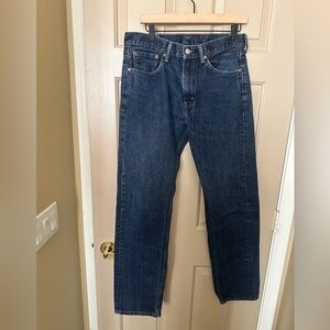 Levi's Dark Blue Straight Jeans